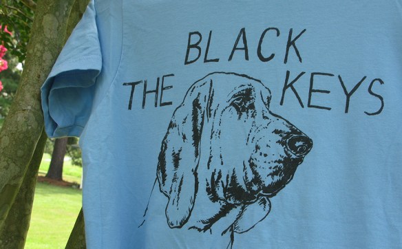Black Keys T-Shirt with bloodhound