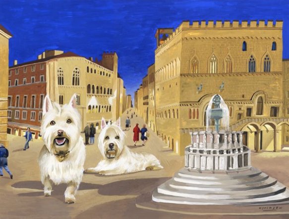 Two Westies in Perugia