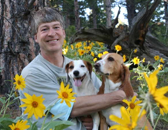 Uncle and lucky dogs