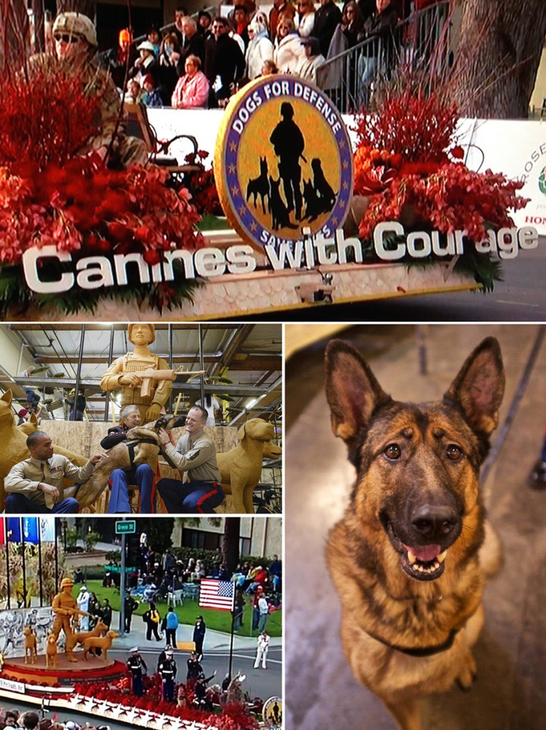 Canines with Courage Float