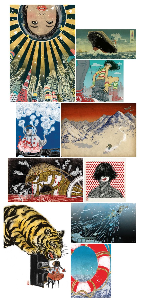 Illustration work of Yuko Shimizu